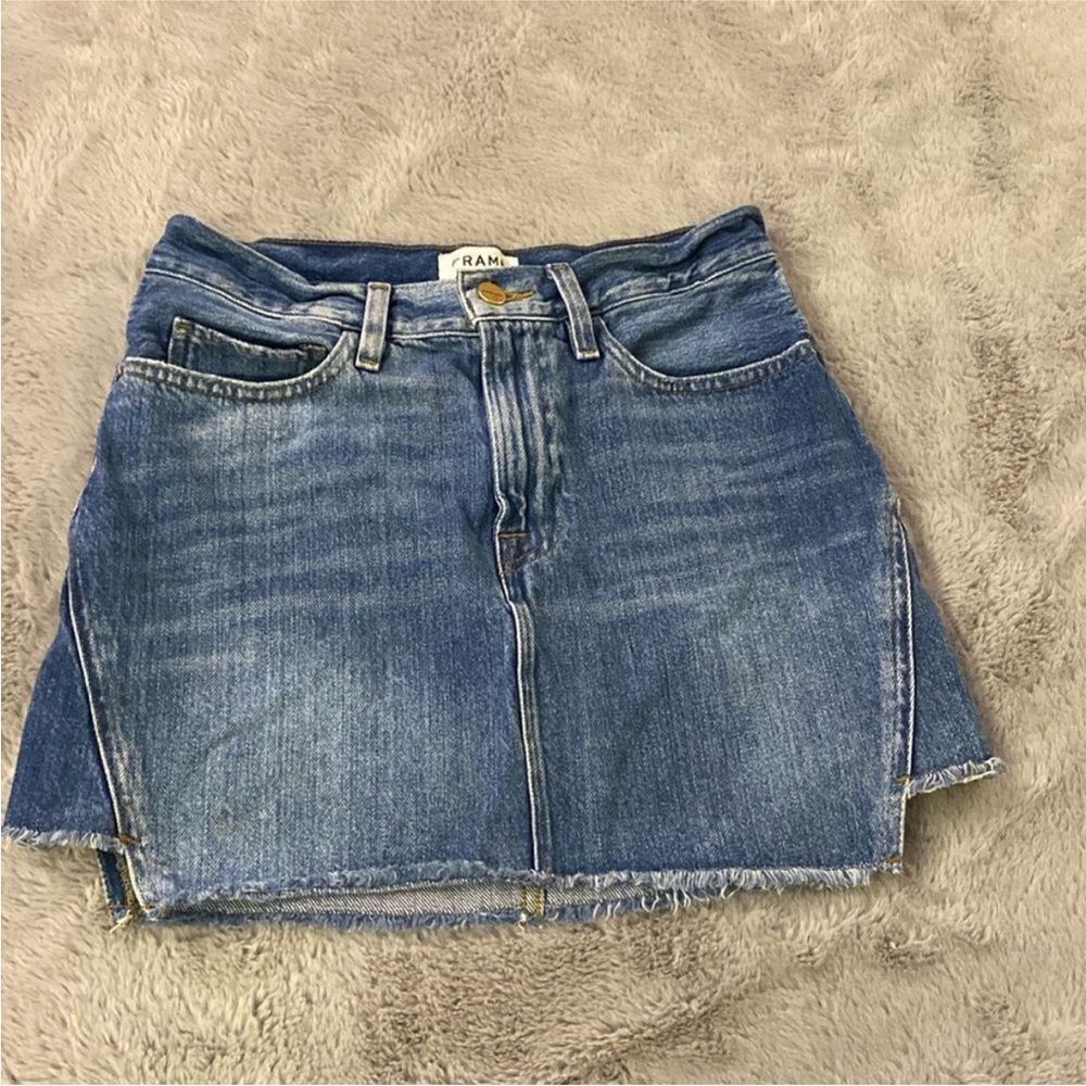 Frame Denim Blue Denim Skirt, size 26